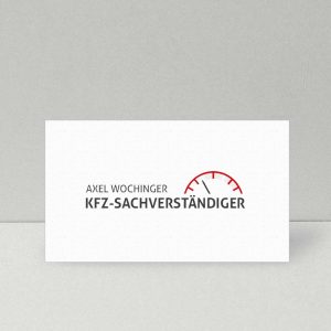 Logodesign Kfz-Sachverständiger Axel Wochinger